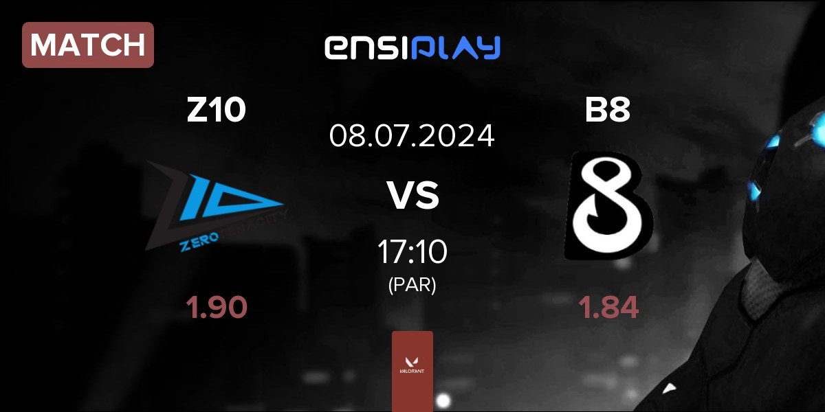 Match Zero Tenacity Z10 vs B8 Esports B8 | 08.07