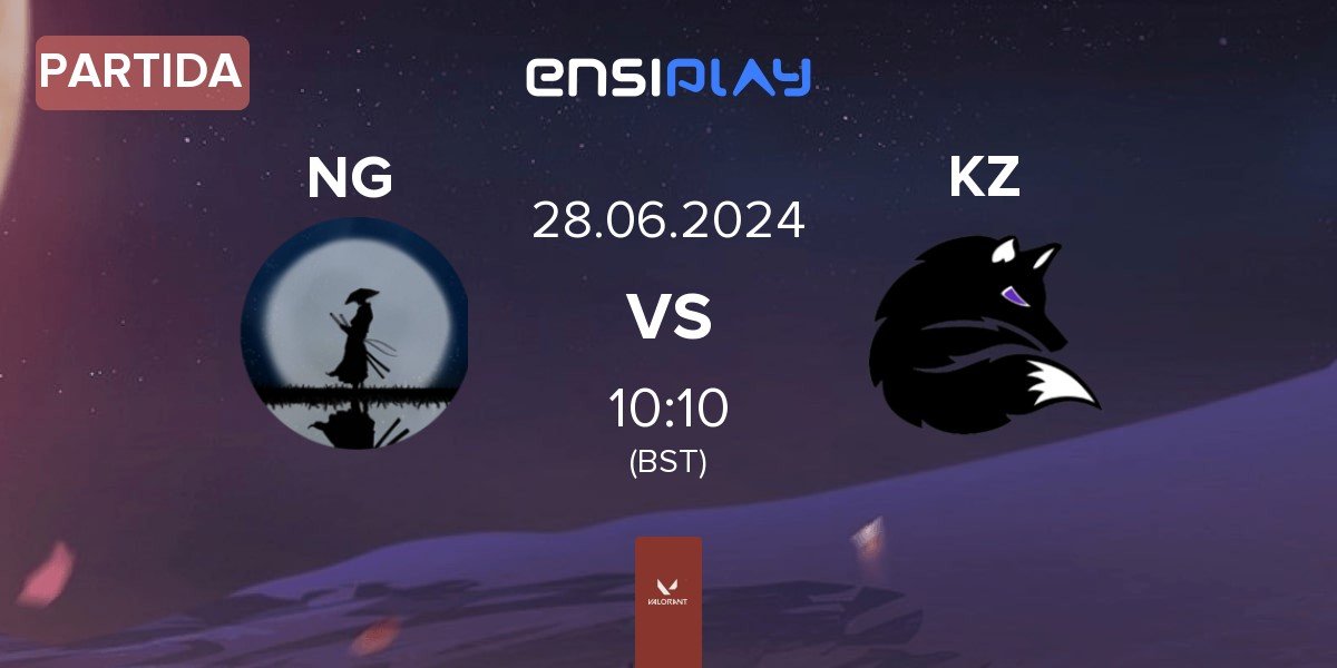 Partida Ninjas in Galaxy NG vs Kizuna Esports KZ | 28.06