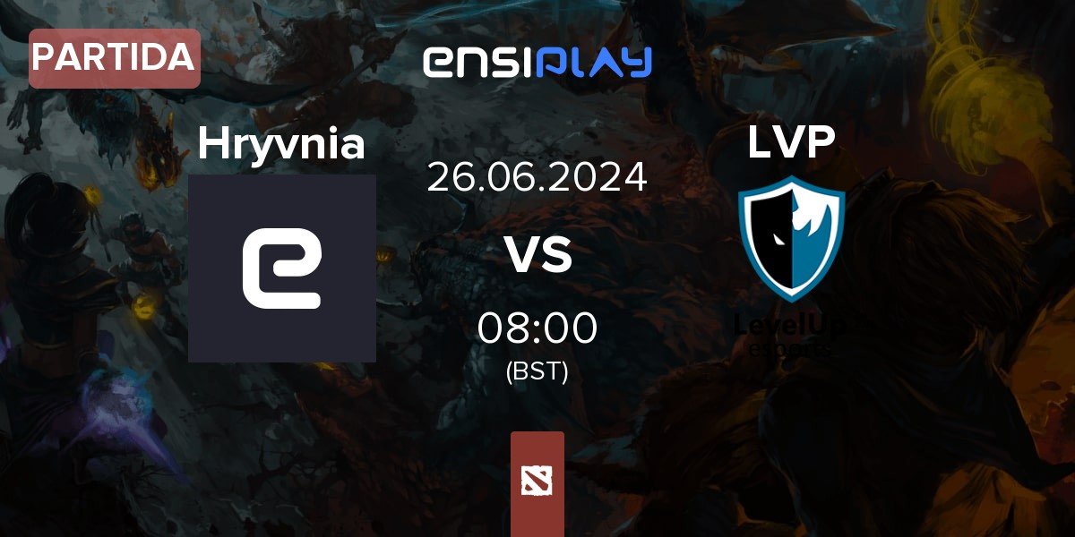 Partida Team Hryvnia Hryvnia vs Level UP MarsBahis LVP | 26.06