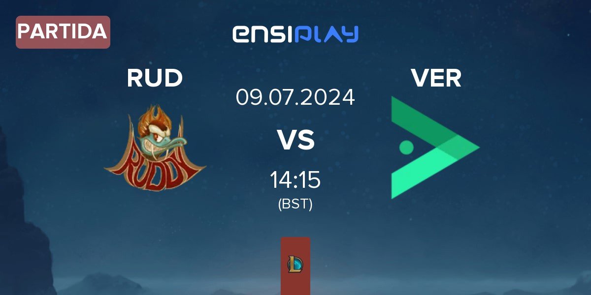 Partida Ruddy Esports RUD vs Verdant VER | 09.07