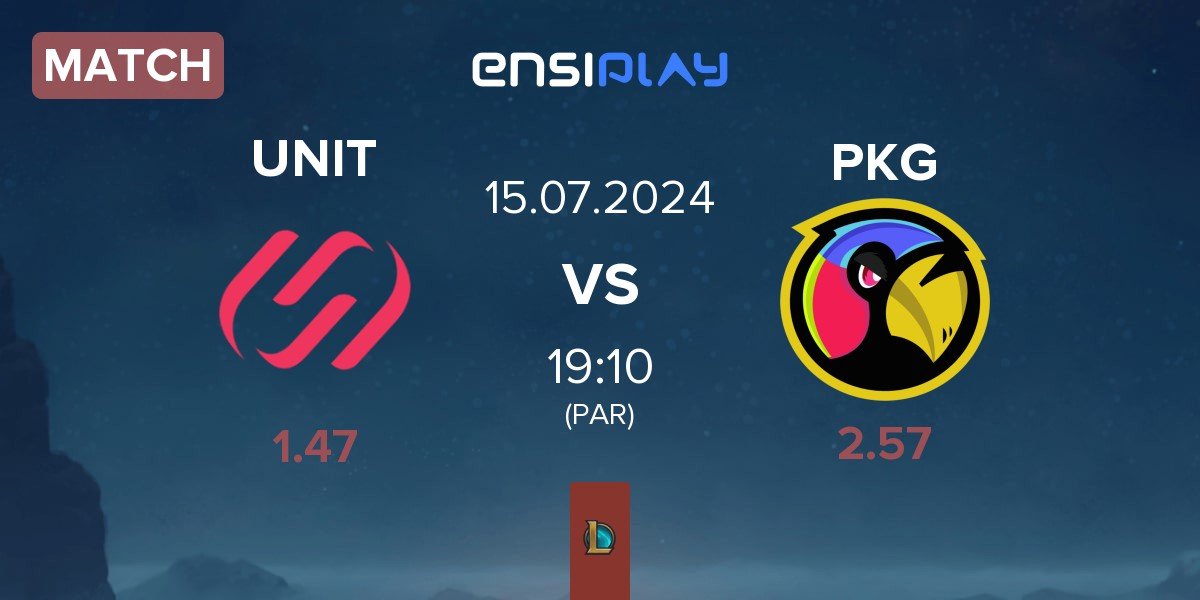 Match Team UNiTY UNIT vs Parakeet Gaming PRK | 15.07