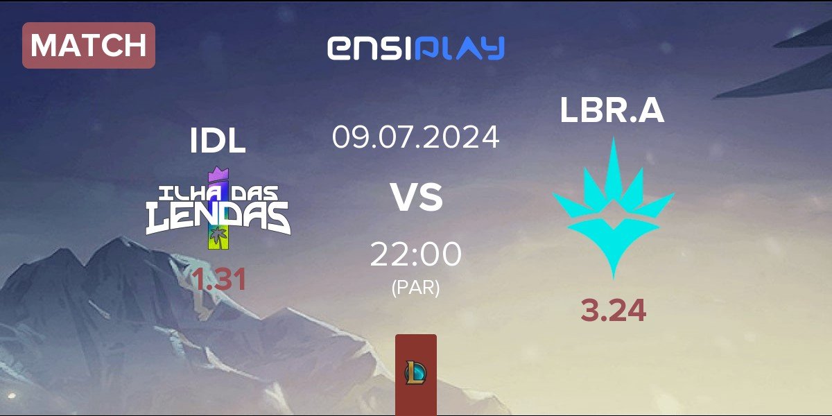 Match ⁠Ilha das Lendas IDL vs Liberty Academy LBR.A | 09.07