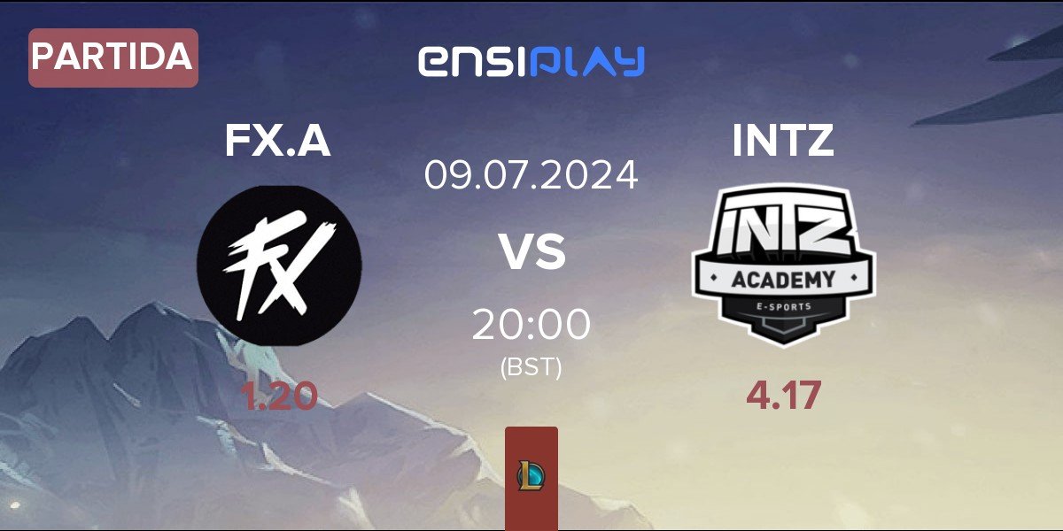 Partida Fluxo Academy FX.A vs INTZ Academy INTZ | 09.07