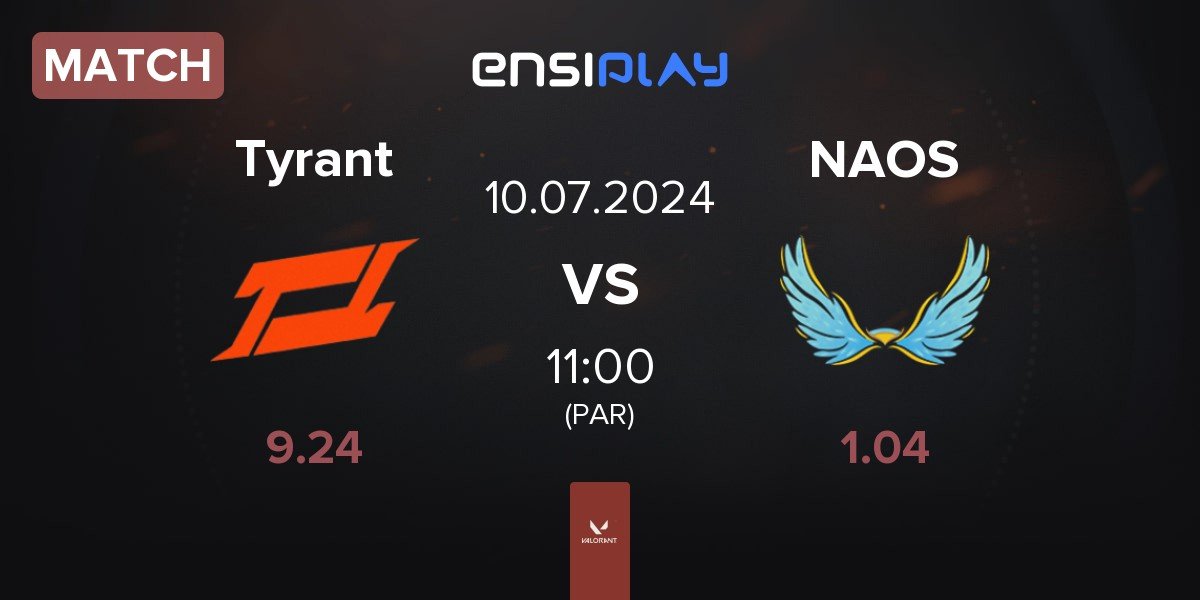 Match Tyrant Esports Tyrant vs NAOS Esports NAOS | 10.07