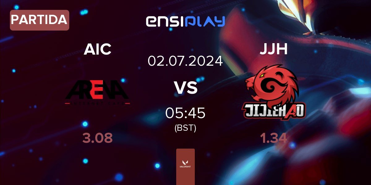 Partida ARENA Internet Cafe AIC vs JiJieHao BONK JJH | 02.07