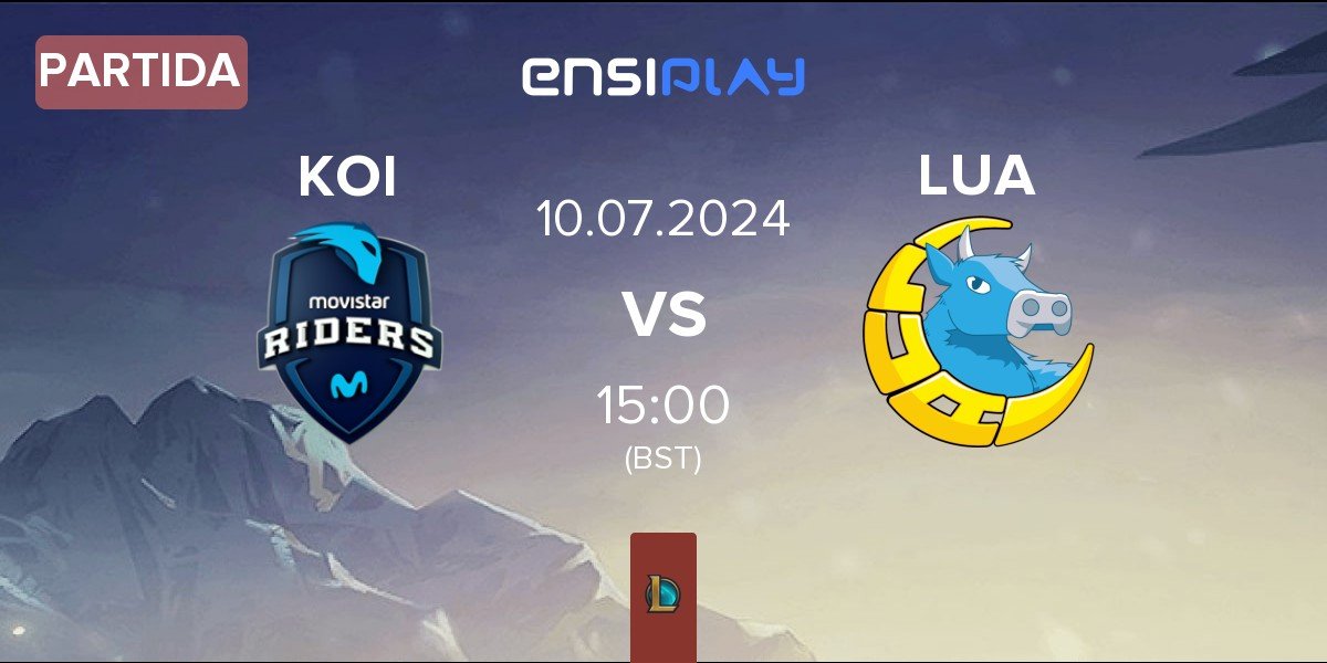 Partida Movistar KOI KOI vs LUA Gaming LUA | 10.07