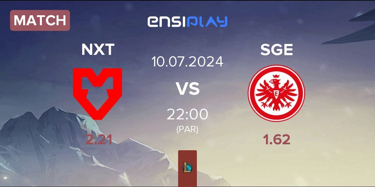 Match MOUZ NXT NXT vs Eintracht Frankfurt SGE | 10.07