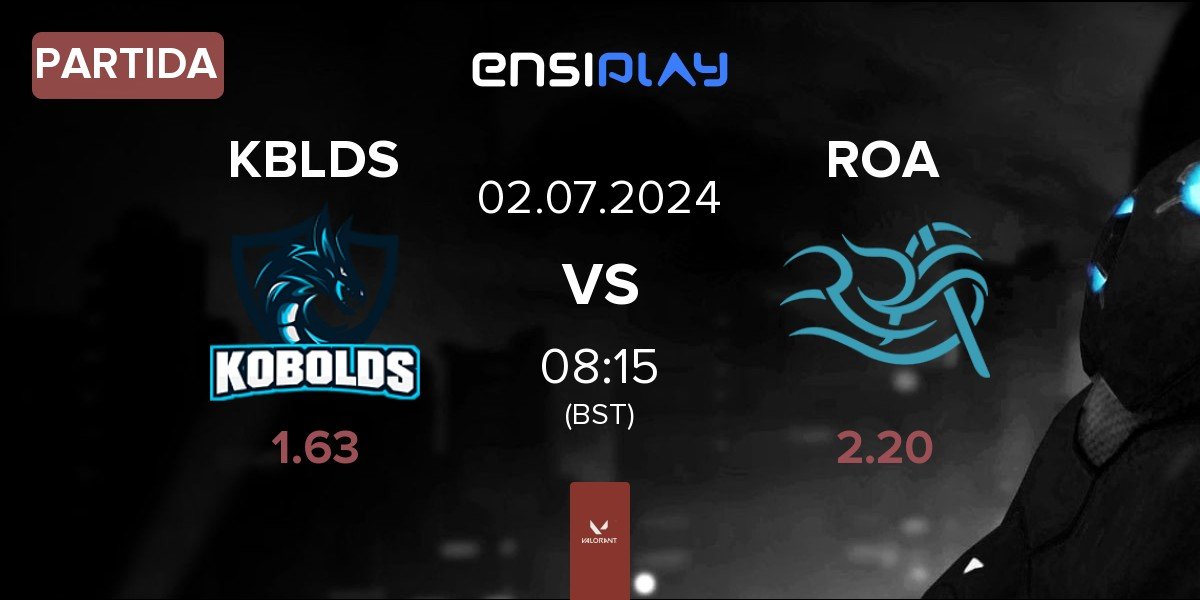 Partida Team Kobolds KBLDS vs ROA Esport ROA | 02.07