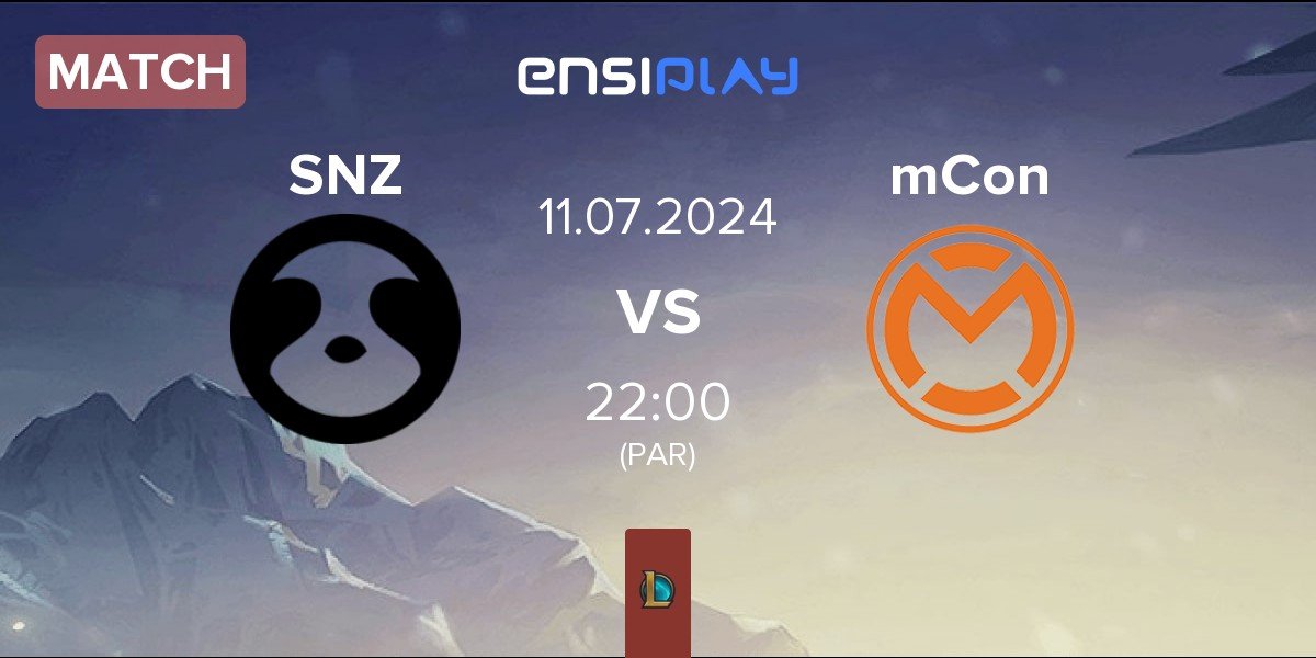 Match SNOOZE esports SNZ vs mCon esports mCon | 11.07