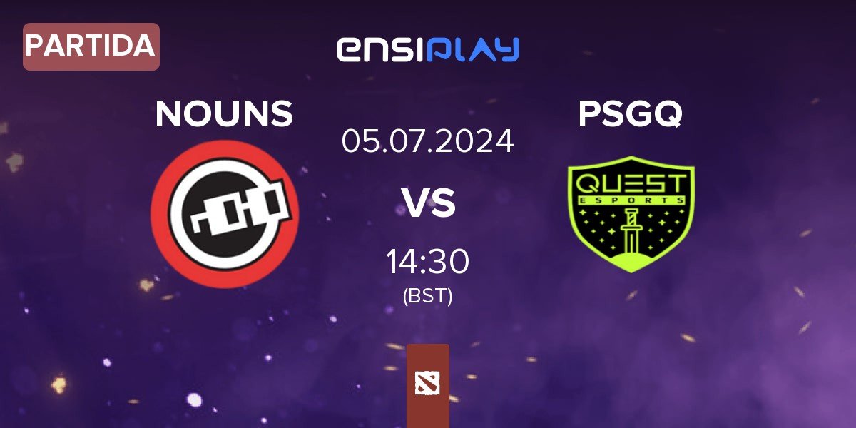 Partida nouns NOUNS vs PSG.Quest PSGQ | 05.07