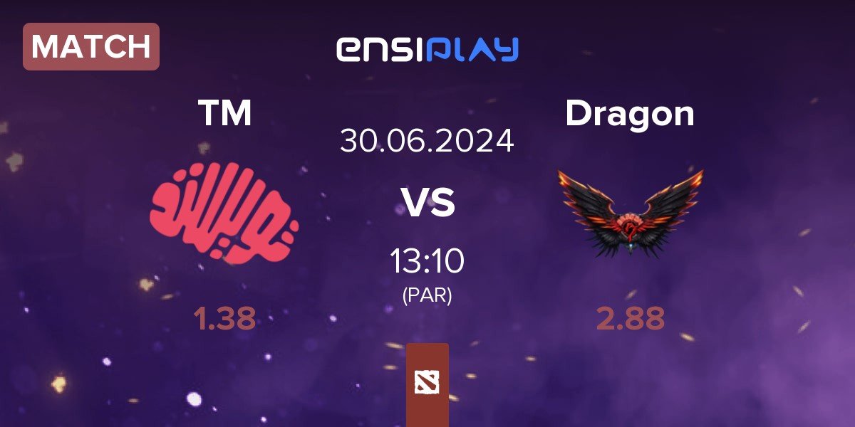 Match Dudley boys TM vs Dragon Esports Club Dragon | 30.06