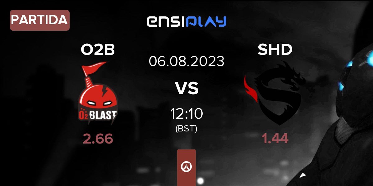 Partida O2 Blast O2B vs Shanghai Dragons SHD | 06.08