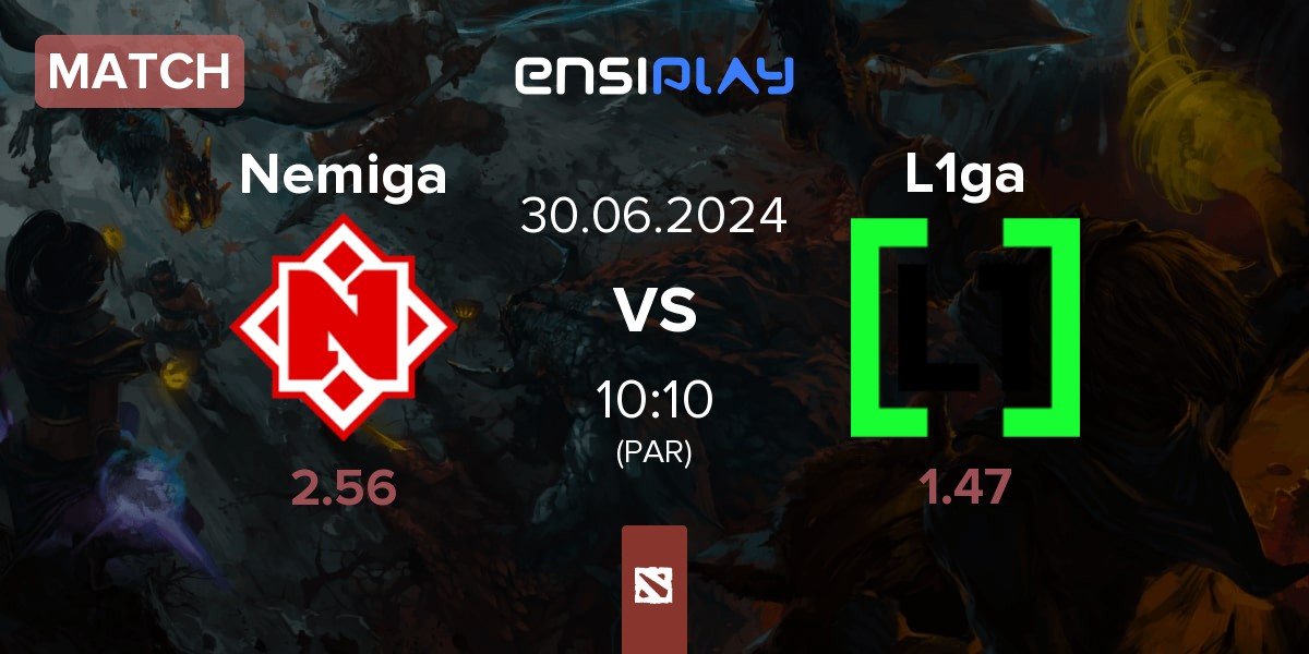 Match Nemiga Gaming Nemiga vs L1ga Team L1ga | 30.06