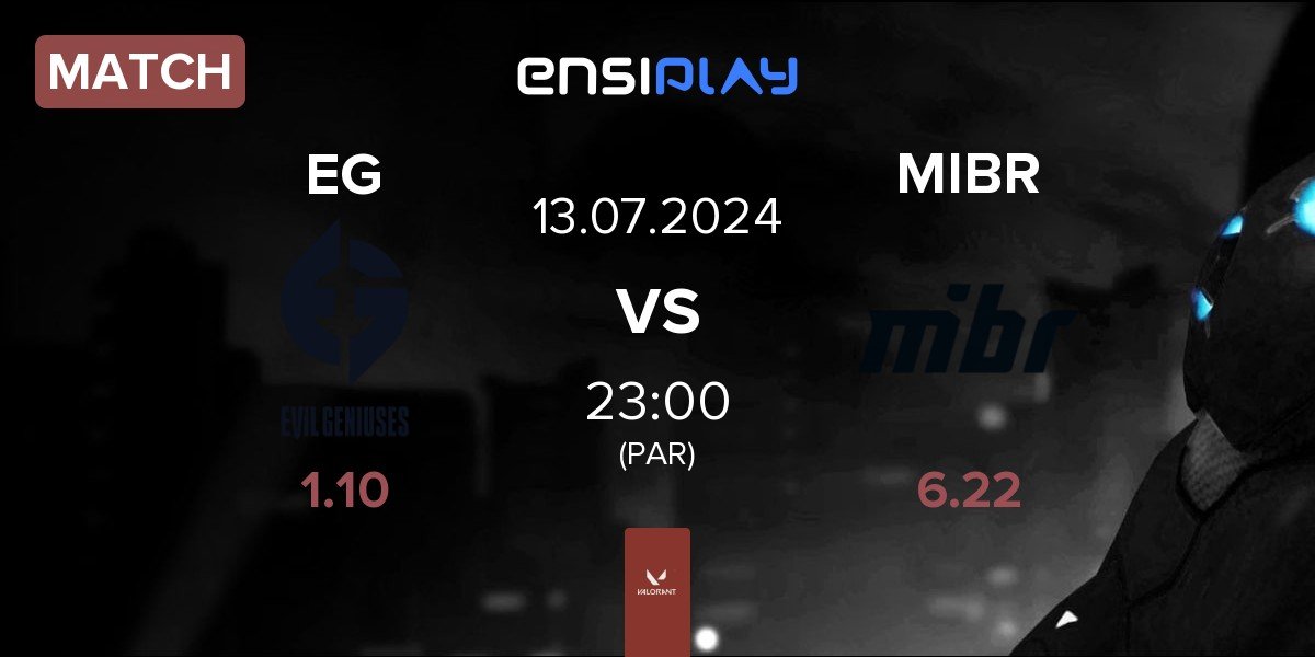 Match Evil Geniuses EG vs Made in Brazil MIBR | 13.07