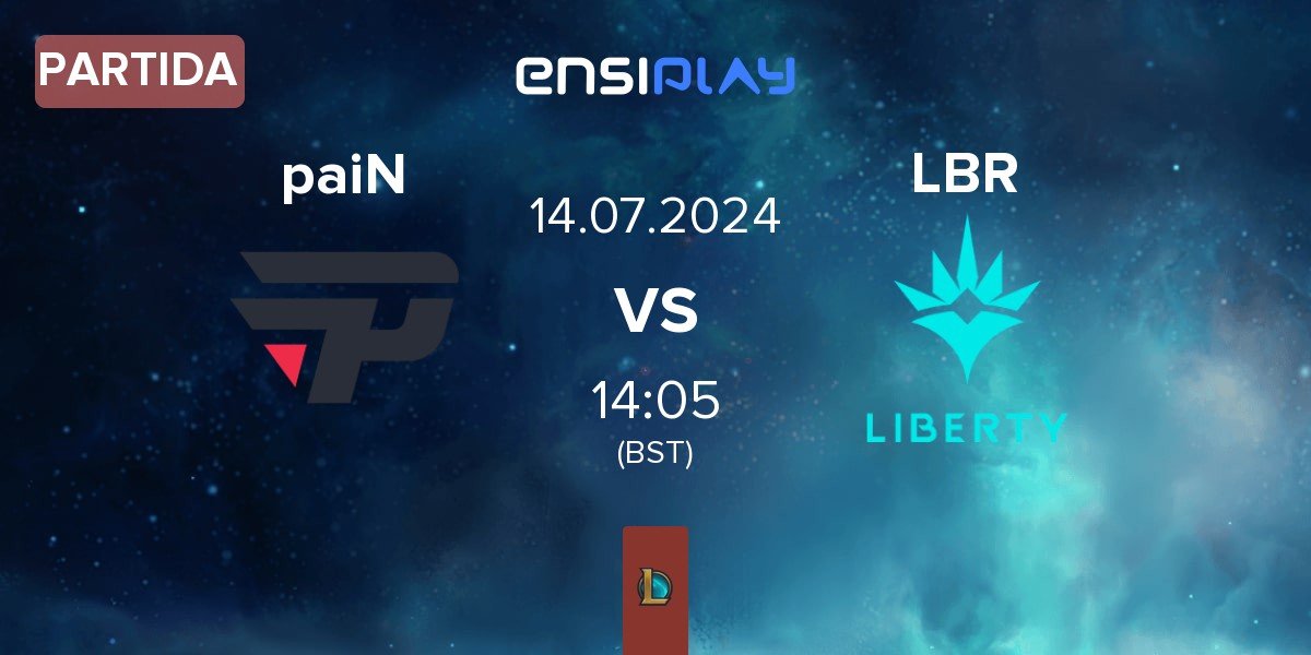 Partida paiN Gaming paiN vs Liberty LBR | 14.07