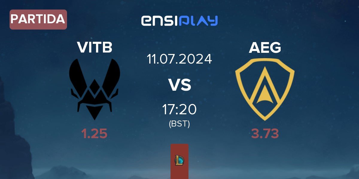 Partida Vitality.Bee VITB vs Aegis AEG | 11.07