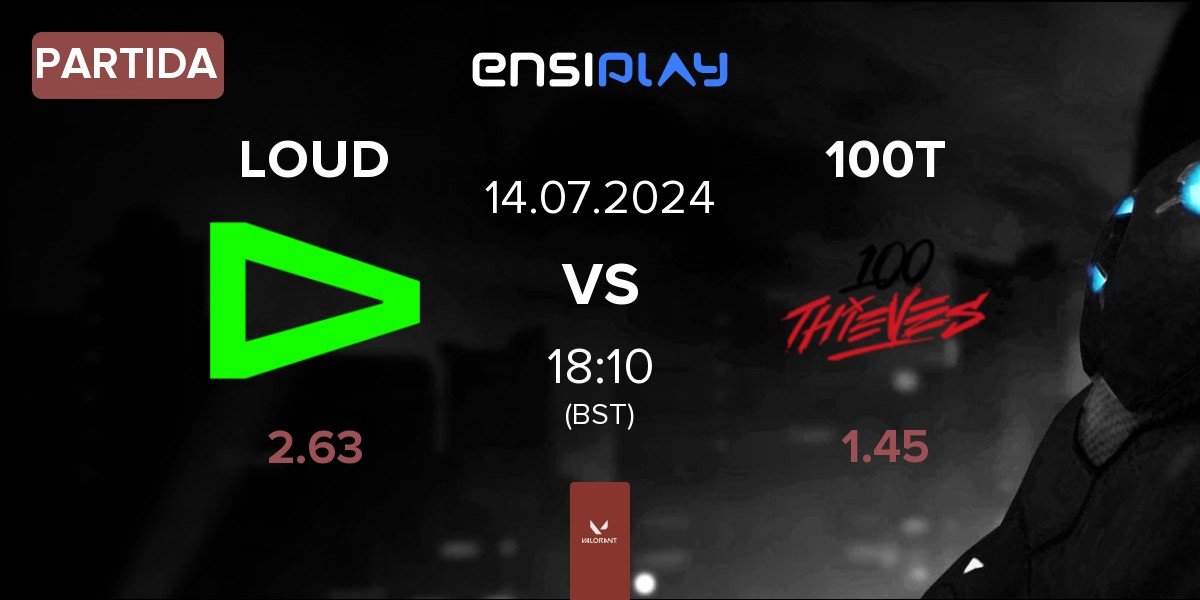 Partida LOUD vs 100 Thieves 100T | 14.07