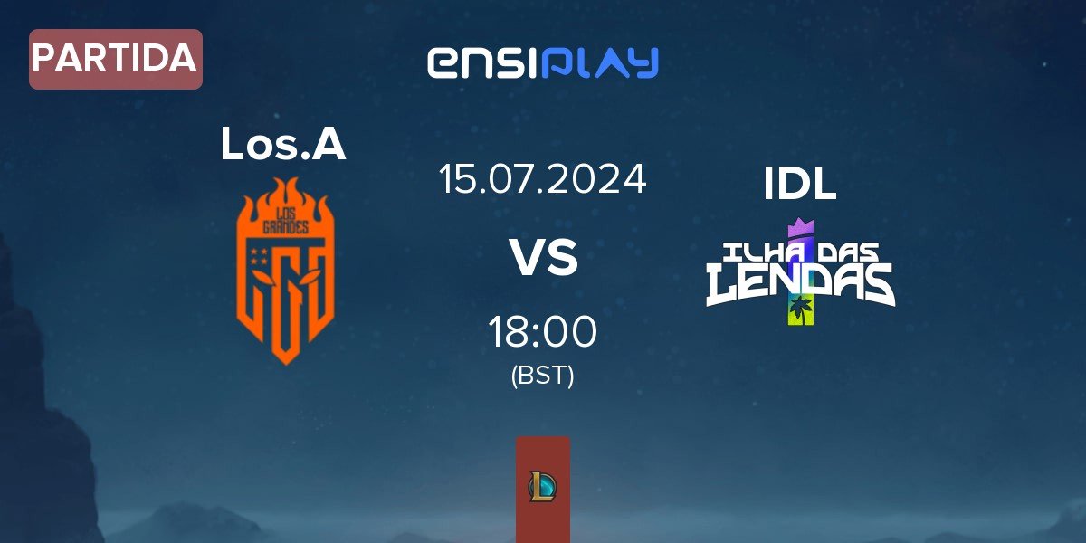 Partida Los Grandes Academy Los.A vs ⁠Ilha das Lendas IDL | 15.07