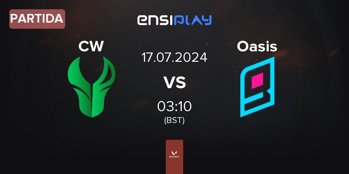 Partida Carti World CW vs Oasis Gaming Oasis | 17.07