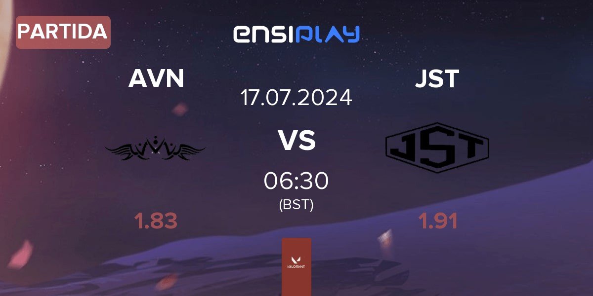 Partida Avernus Esports AVN vs JustUs JST | 17.07