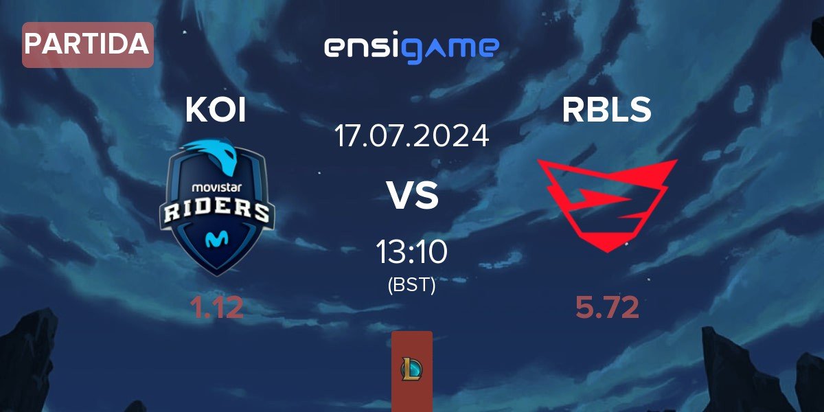 Partida Movistar KOI KOI vs Rebels Gaming RBLS | 17.07