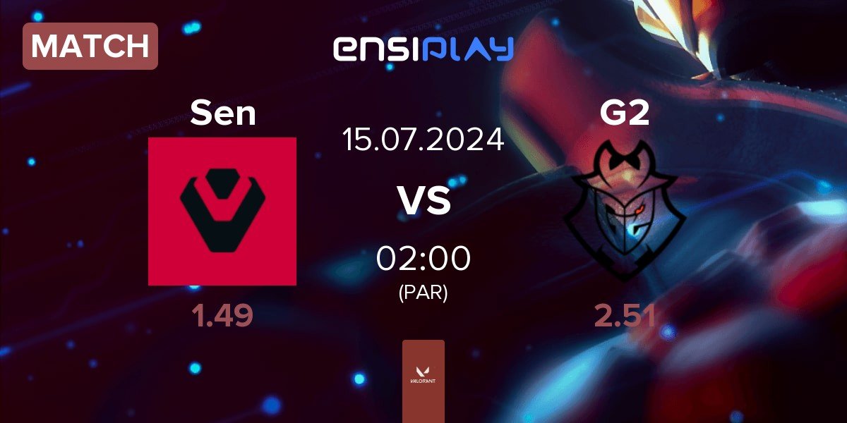 Match Sentinels Sen vs G2 Esports G2 | 14.07