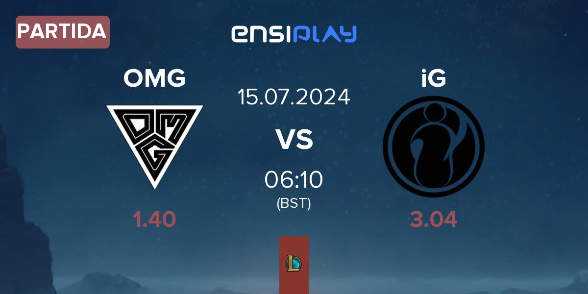 Partida Oh My God OMG vs Invictus Gaming iG | 15.07