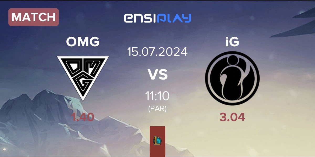 Match Oh My God OMG vs Invictus Gaming iG | 15.07