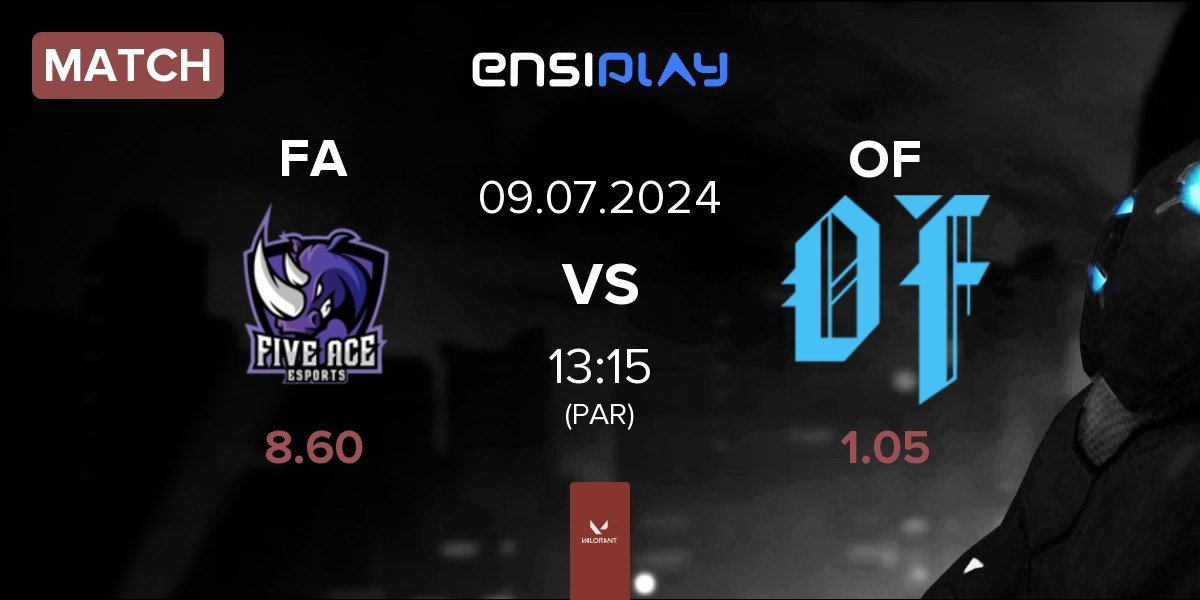 Match Five Ace e-Sports FA vs Oblivion Force OF | 09.07