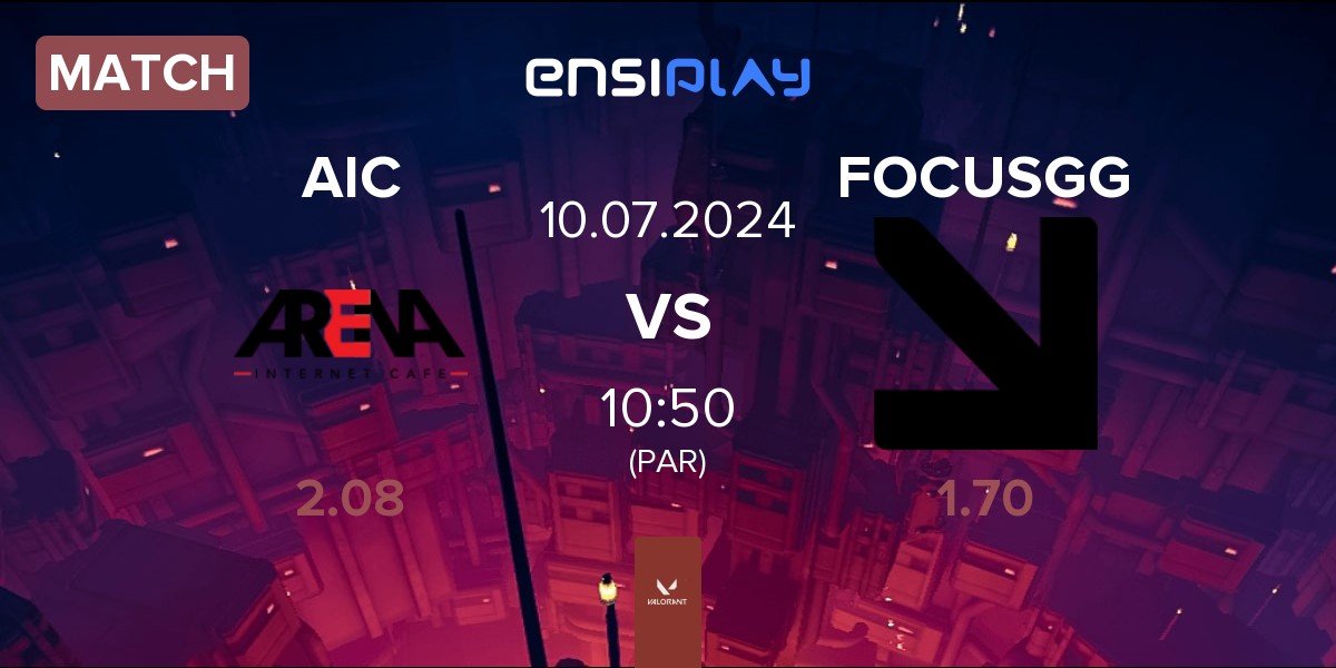 Match ARENA Internet Cafe AIC vs FOCUSGG | 10.07