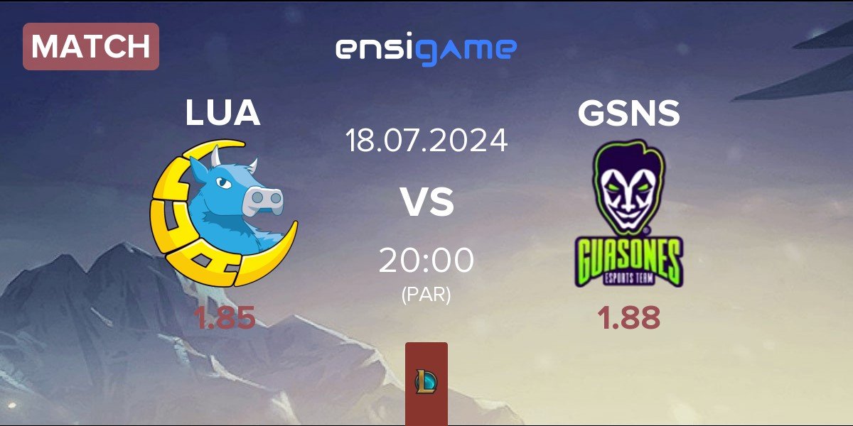 Match LUA Gaming LUA vs Guasones GSNS | 18.07