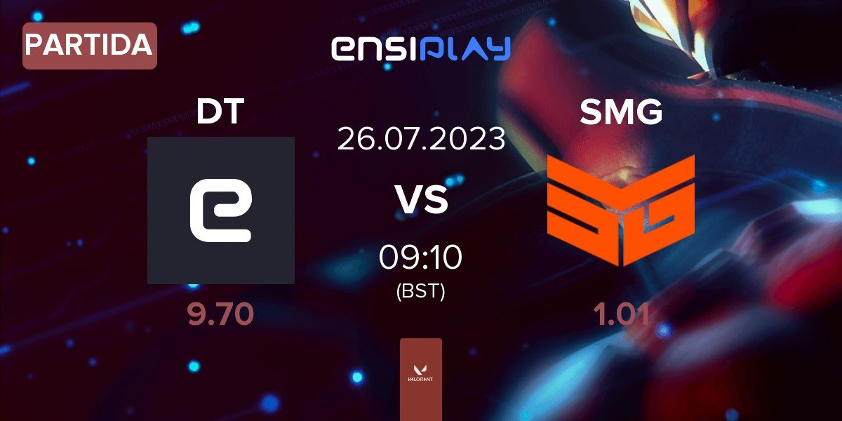 Partida Deviant Topaz DT vs Team SMG SMG | 26.07