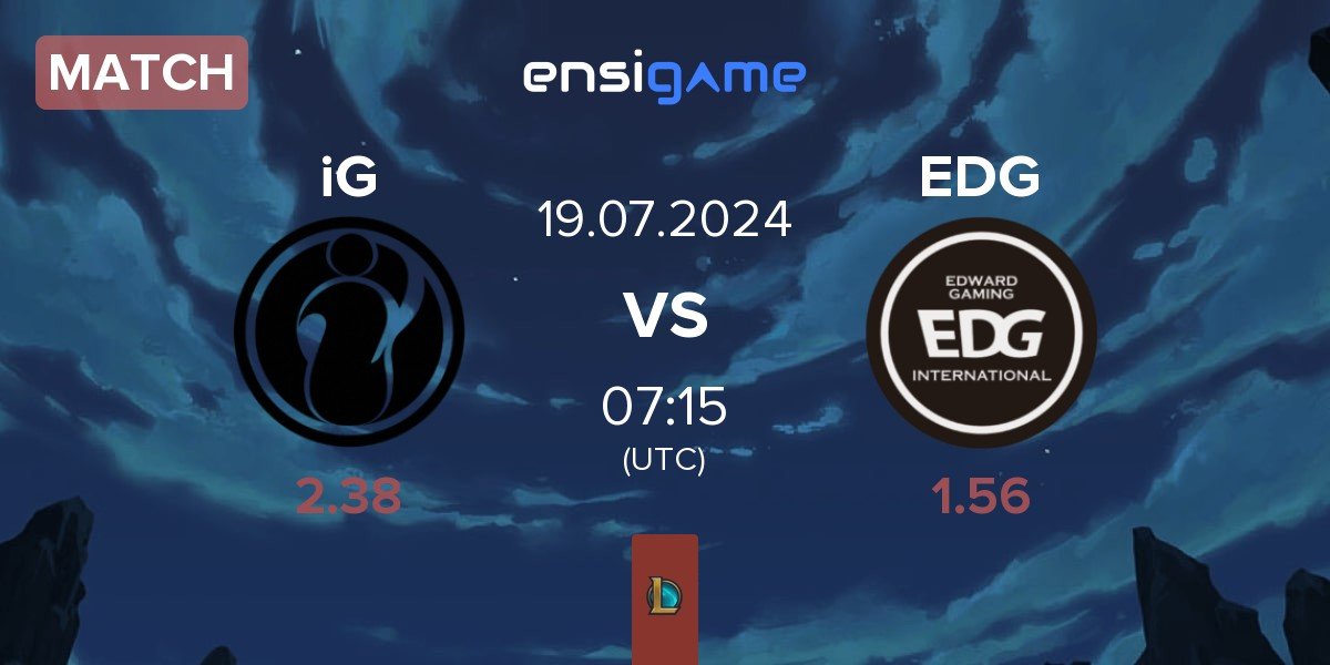 Match Invictus Gaming iG vs EDward Gaming EDG | 19.07