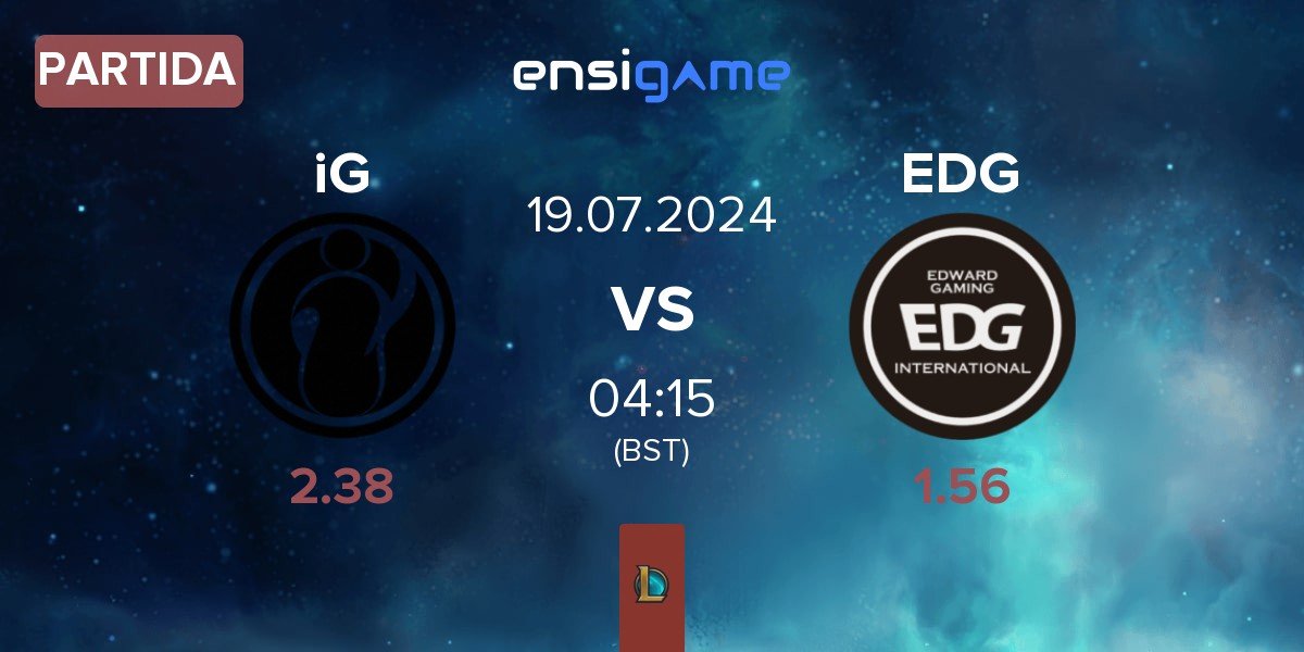 Partida Invictus Gaming iG vs EDward Gaming EDG | 19.07