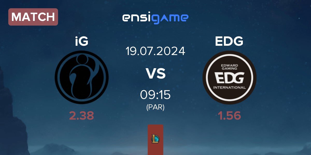 Match Invictus Gaming iG vs EDward Gaming EDG | 19.07