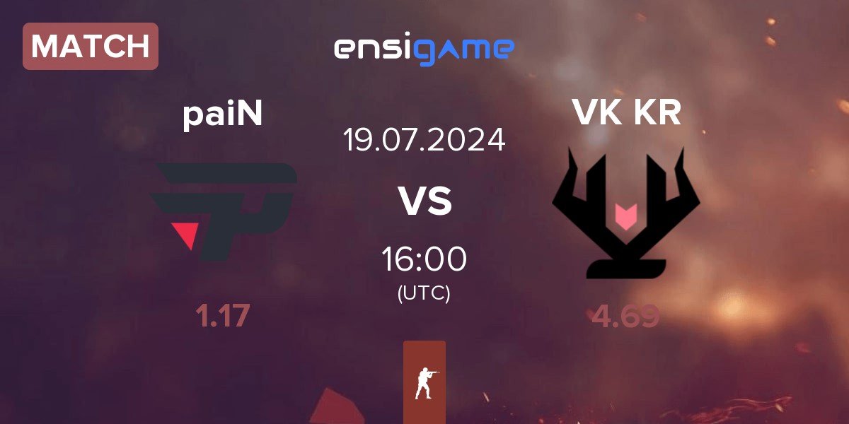 Match paiN Gaming paiN vs Vikings KR VK KR | 19.07