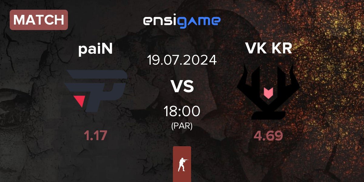 Match paiN Gaming paiN vs Vikings KR VK KR | 19.07