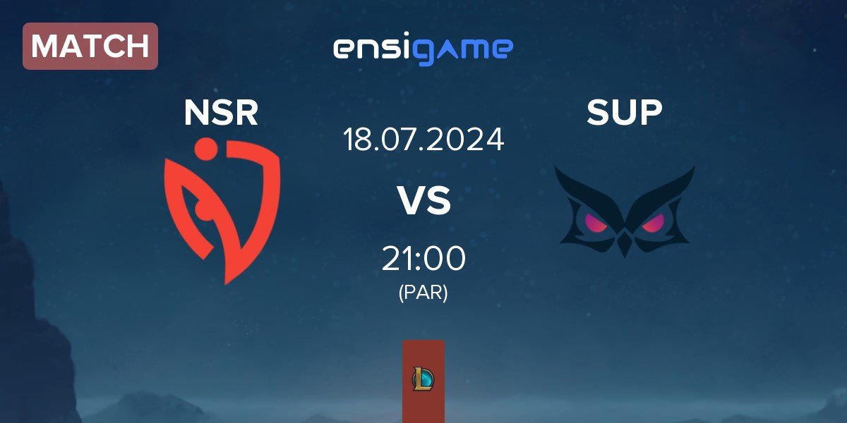 Match NASR eSports Turkey NSR vs Papara SuperMassive SUP | 18.07