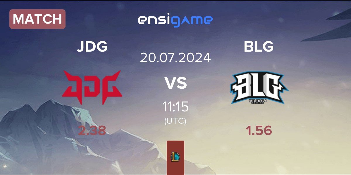 Match JD Gaming JDG vs Bilibili Gaming BLG | 20.07