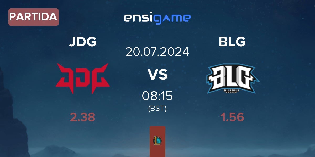 Partida JD Gaming JDG vs Bilibili Gaming BLG | 20.07