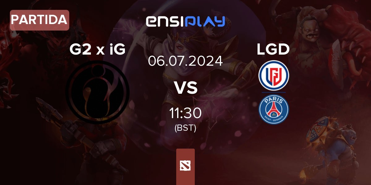 Partida G2 x iG vs LGD Gaming LGD | 06.07