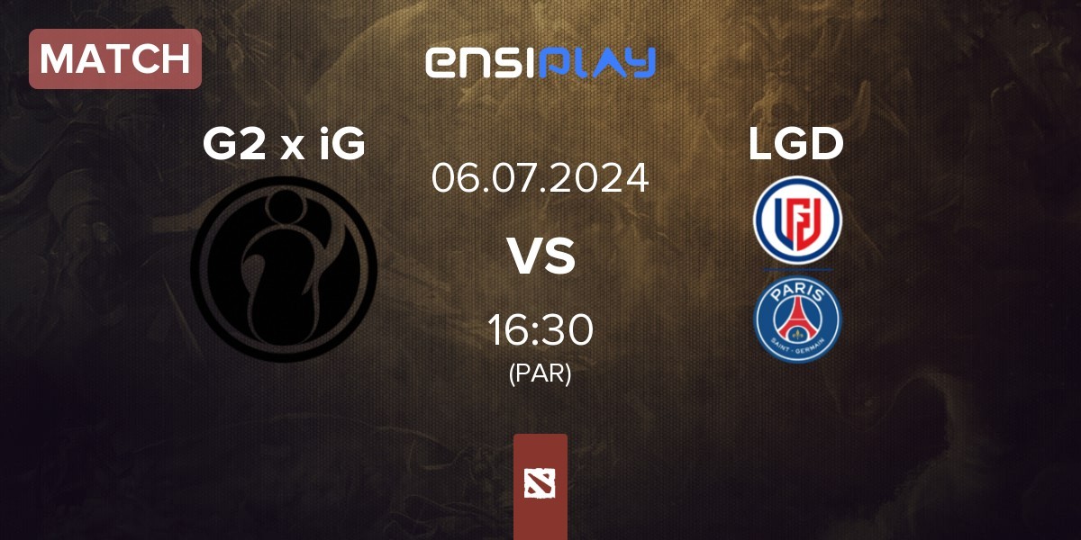 Match G2 x iG vs LGD Gaming LGD | 06.07