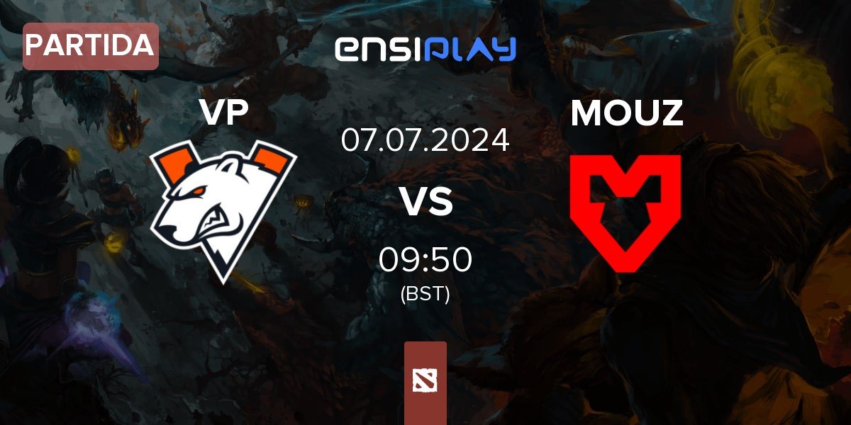 Partida Virtus.pro VP vs MOUZ | 07.07