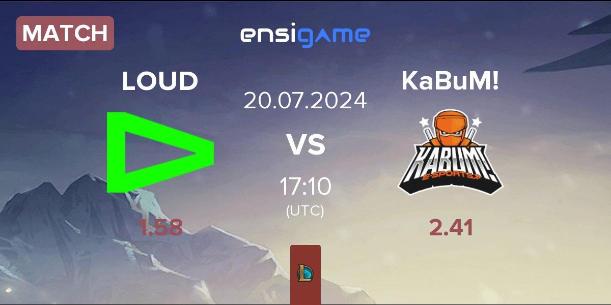 Match LOUD vs KaBuM! eSports KaBuM! | 20.07