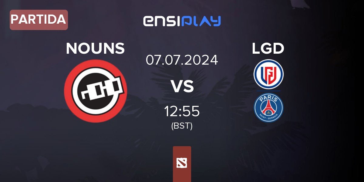 Partida nouns NOUNS vs LGD Gaming LGD | 07.07