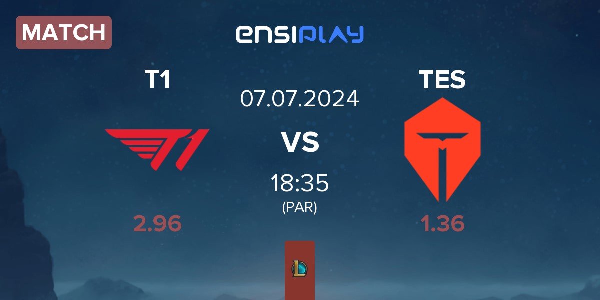 Match T1 vs TOP Esports TES | 07.07