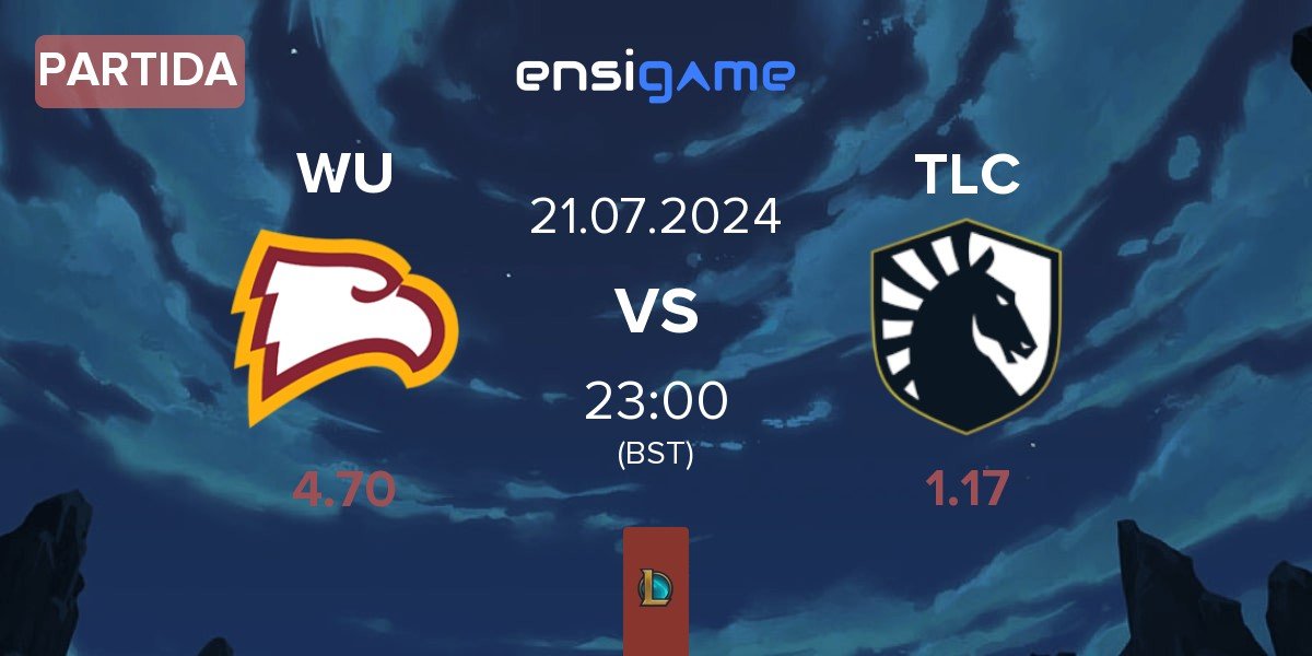 Partida Winthrop University WU vs Team Liquid Challengers TLC | 21.07