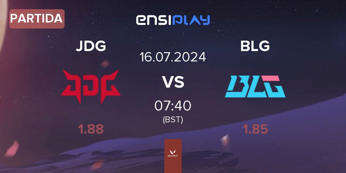 Partida JD Gaming JDG vs Bilibili Gaming BLG | 16.07