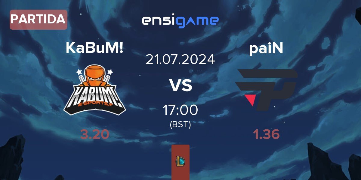 Partida KaBuM! eSports KaBuM! vs paiN Gaming paiN | 21.07