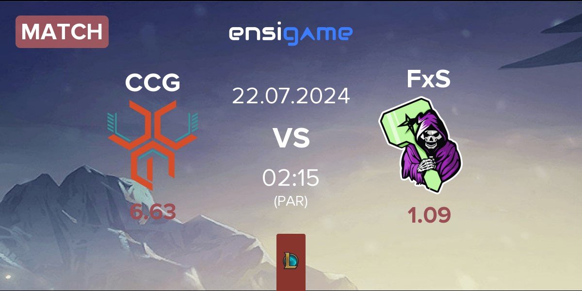 Match CCG Esports CCG vs Fear x Starforge FxS | 22.07